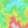 La Roche topographic map, elevation, terrain