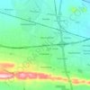 Akasia topographic map, elevation, terrain