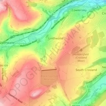 Heights topographic map, elevation, terrain