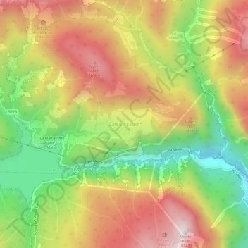 Lateis / Latais topographic map, elevation, terrain