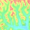 Biletta topographic map, elevation, terrain