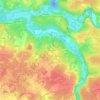 Le Moulinier topographic map, elevation, terrain