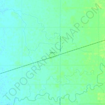 Radium topographic map, elevation, terrain
