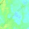 Brunston Swamp topographic map, elevation, terrain