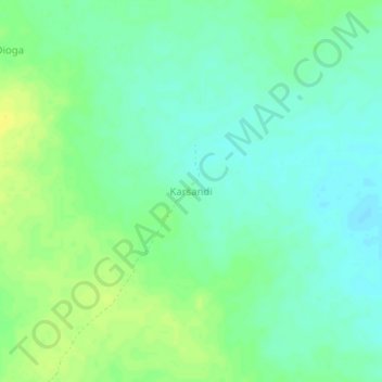 Karsandi topographic map, elevation, terrain