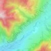 Villaret d'en Haut topographic map, elevation, terrain