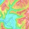 Echo Point topographic map, elevation, terrain