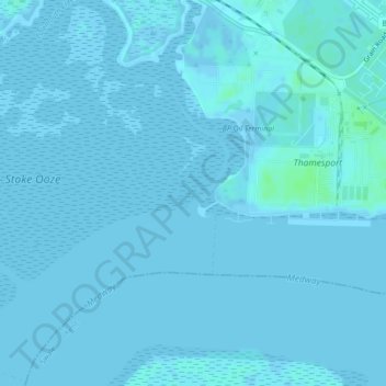 Elphinstone Point topographic map, elevation, terrain