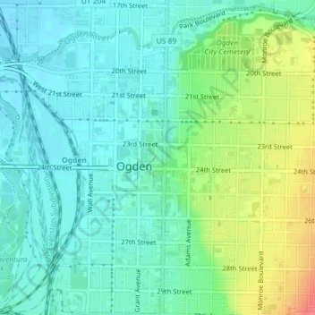 Liberty Junction topographic map, elevation, terrain