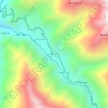 Matara topographic map, elevation, terrain