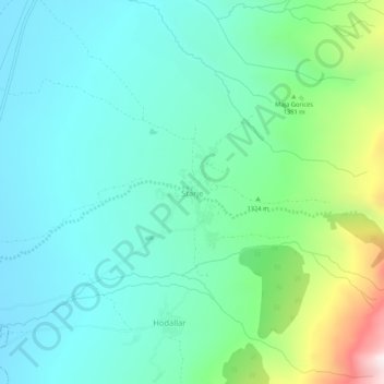 Starje topographic map, elevation, terrain