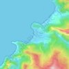 تازة Taza topographic map, elevation, terrain