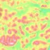 Bake topographic map, elevation, terrain