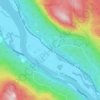 Evenstad topographic map, elevation, terrain