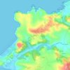 Lloreda topographic map, elevation, terrain