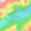 Valzur topographic map, elevation, terrain