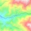 Chaupiacu topographic map, elevation, terrain