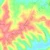 Winesburg topographic map, elevation, terrain