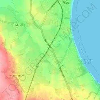 Royal Oak topographic map, elevation, terrain