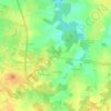 Les Groies topographic map, elevation, terrain