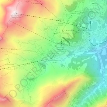 Innerarosa topographic map, elevation, terrain