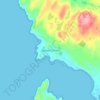Mellon Charles topographic map, elevation, terrain