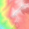 Monte Cornacchia topographic map, elevation, terrain