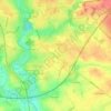 La Courtille topographic map, elevation, terrain