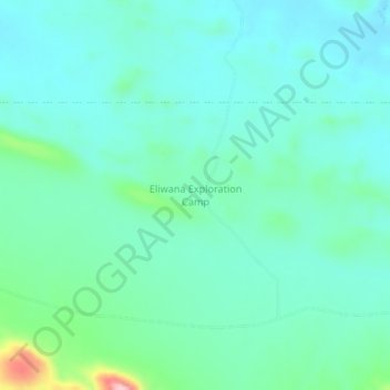 Eliwana Exploration Camp topographic map, elevation, terrain