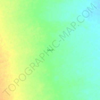 Ashraf topographic map, elevation, terrain