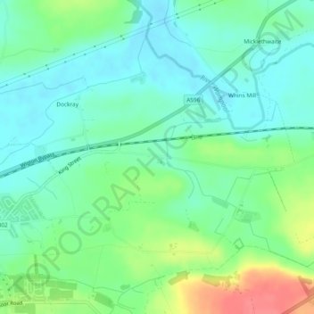 Nova Scotia topographic map, elevation, terrain