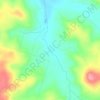 Salto El Ángel topographic map, elevation, terrain