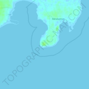 När fyr topographic map, elevation, terrain