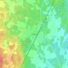 Vislanda topographic map, elevation, terrain