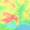 Vale de Santa Maria topographic map, elevation, terrain
