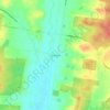 Muckleford topographic map, elevation, terrain