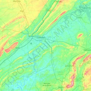 Keeling Island topographic map, elevation, terrain