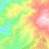 Seixas topographic map, elevation, terrain