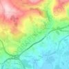 Manjoeira topographic map, elevation, terrain