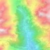 Canza topographic map, elevation, terrain
