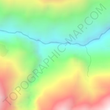 Nioga topographic map, elevation, terrain