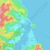 Tairua topographic map, elevation, terrain