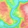Speele topographic map, elevation, terrain