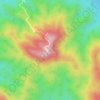 天玉山 topographic map, elevation, terrain