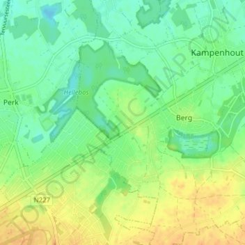 Lelle topographic map, elevation, terrain