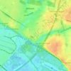 Kirchsteinbek topographic map, elevation, terrain