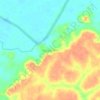Bakung Udik topographic map, elevation, terrain