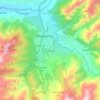 San José topographic map, elevation, terrain