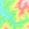 Pompeya topographic map, elevation, terrain