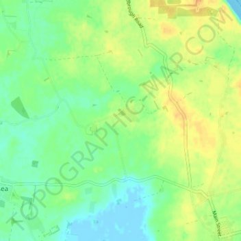Owstwick topographic map, elevation, terrain